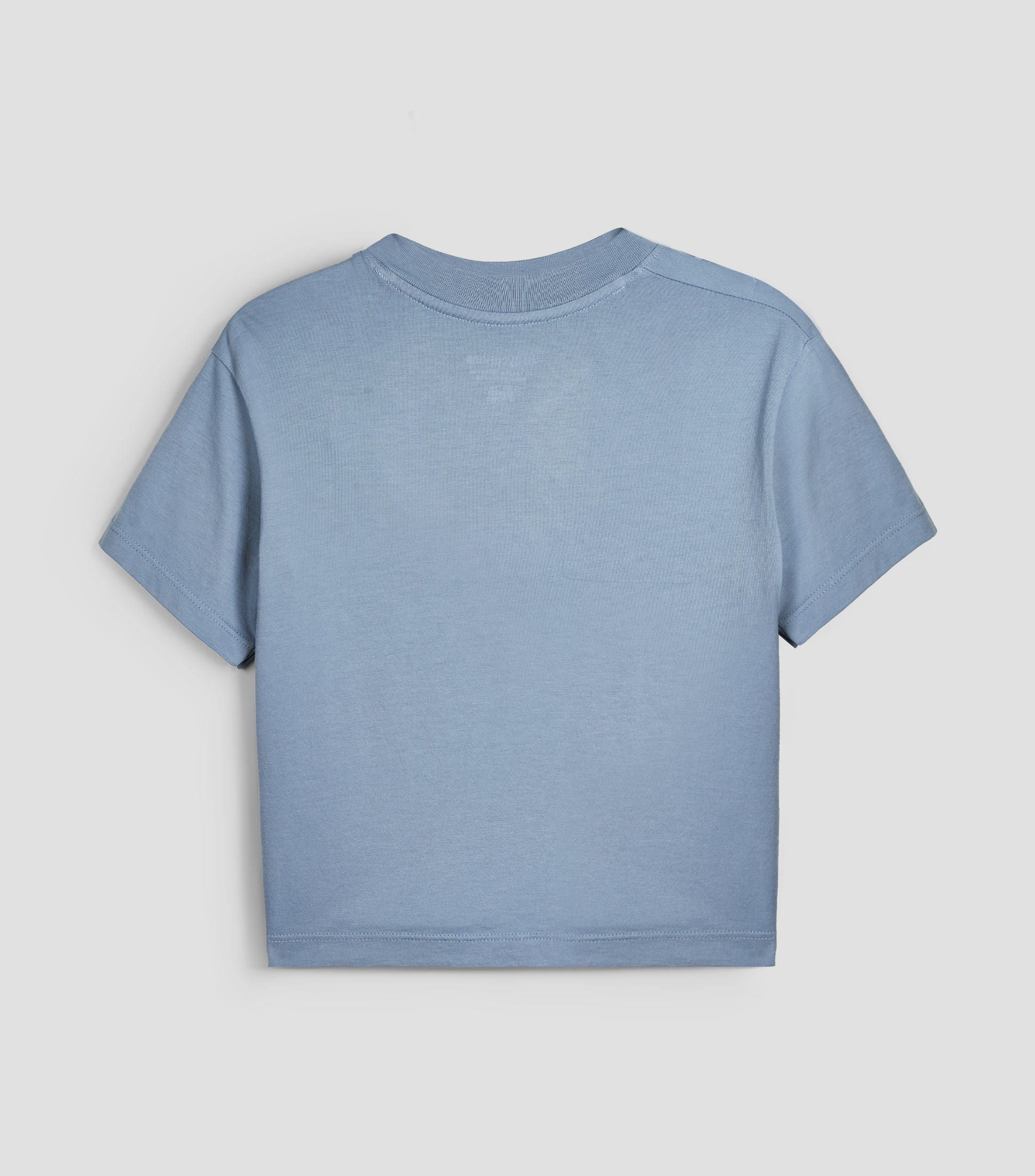 Playera cuello redondo manga corta lisa Bebé